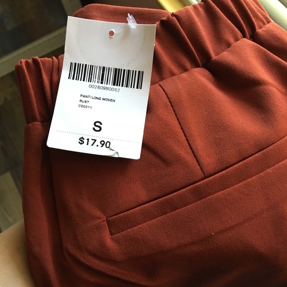F21 Rust Pants - Picture 3 of 5